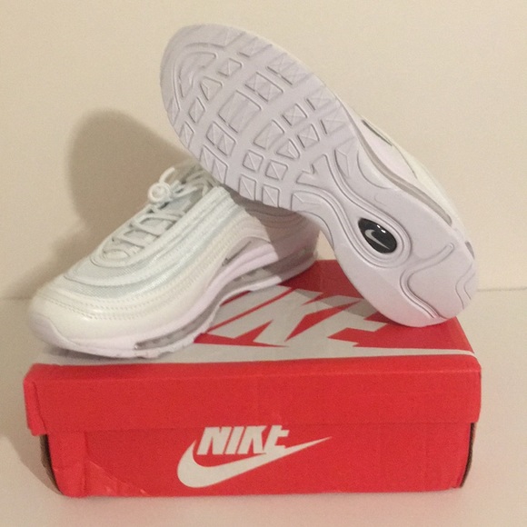 Men Nike Air Max 97 Triple White - 918356-002 - Picture 8 of 8